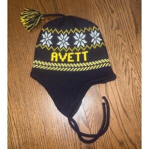 2014 The Avett Brothers Navy Knit Hat - Scott and Seth Brand New Sold Out! Rare!